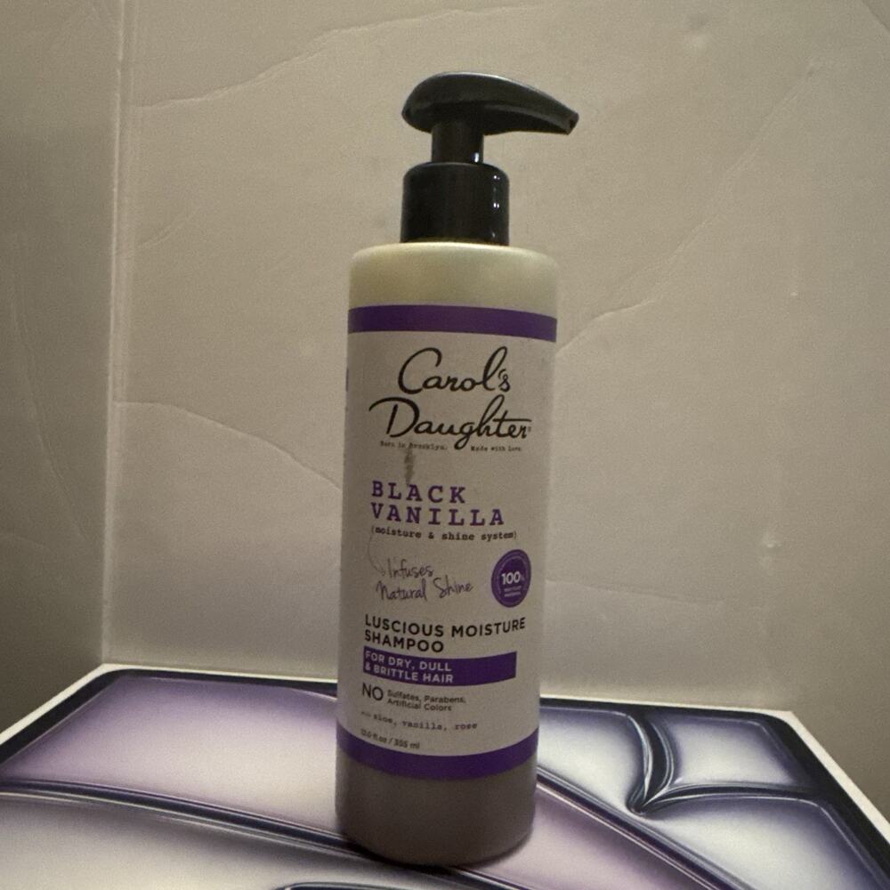 Carols Daughter Black Vanilla Moisture & Shine Sulfate-Free Shampoo, 12 Ounce